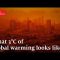 What does three degrees of global warming look like?